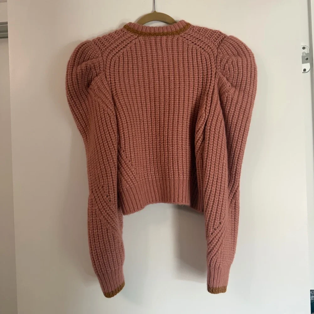 Ulla Johnson Elle Cardigan/Sweater in Rosewood. - Picture 7 of 7